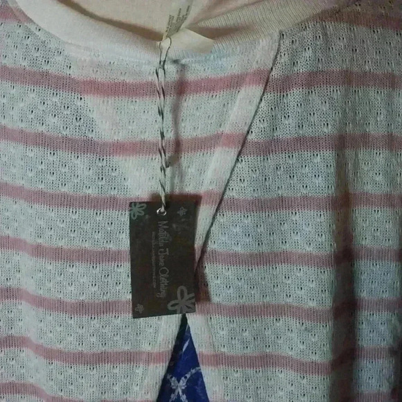 Matilda Jane Women's Sweet Indulgence Pointelle Top Sz XLarge Heart to H… - Picture 7 of 9